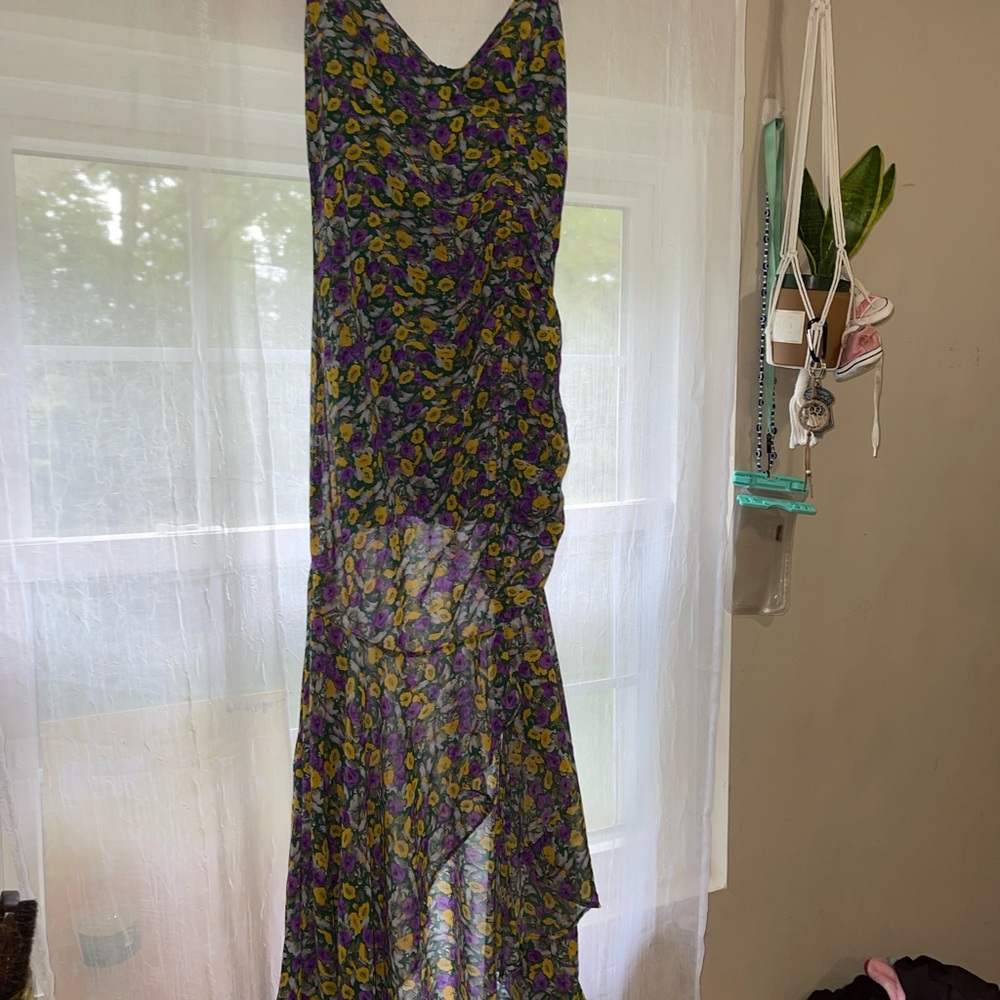 spring purple dress